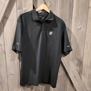 Men's Honey Brook Golf Club Black Nike Golf Polo Large